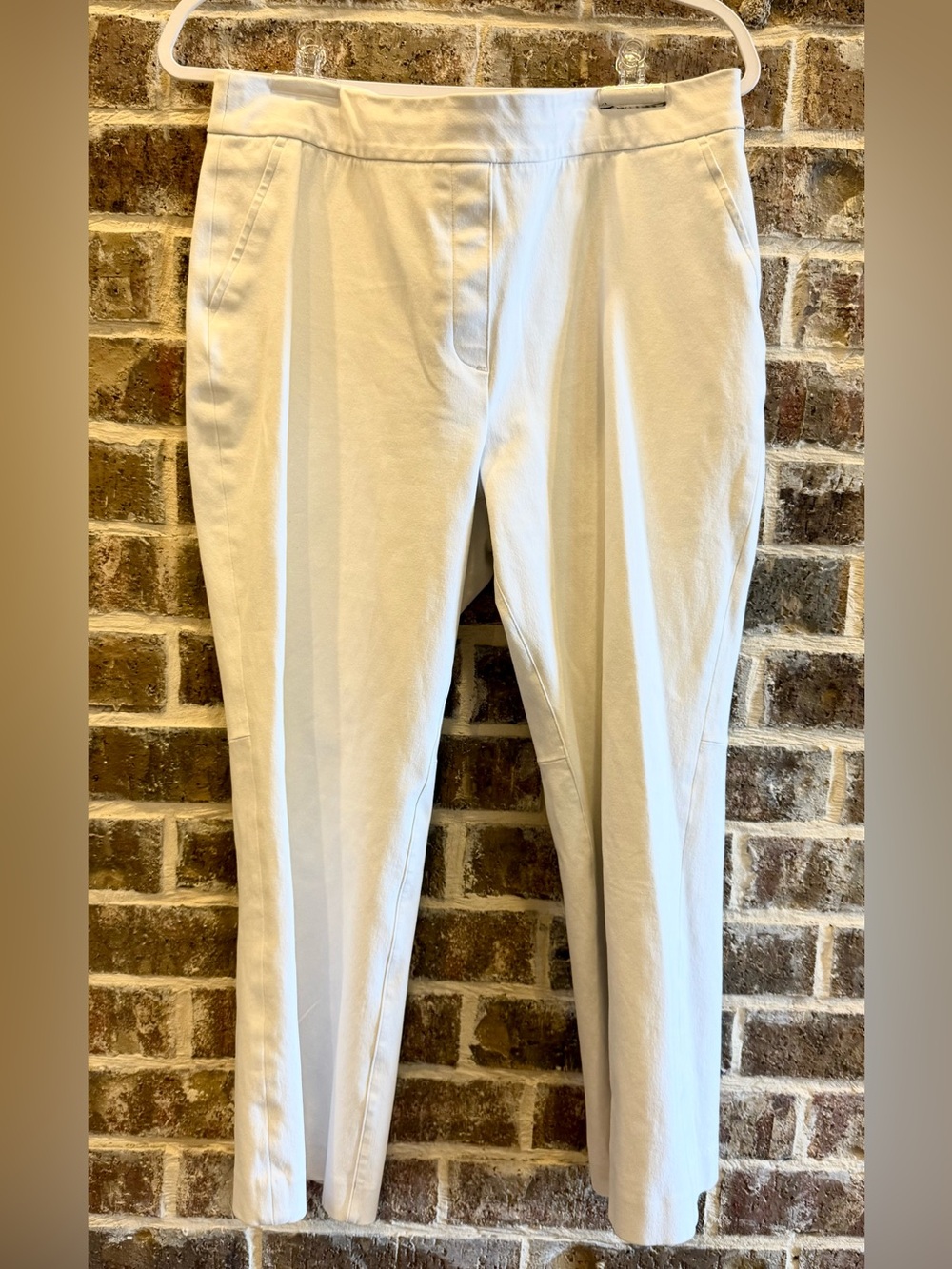 Spanx White PerfectFit Slim Straight Ankle Pants 🌺🌸🌺 XL